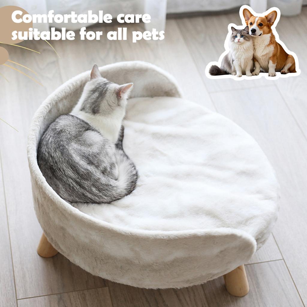 Pet Puppy Chair Luxury Small Dog Couch Bed Elevated Dog Cat Sofa Bed Soft Cat Bed for All Season Universal