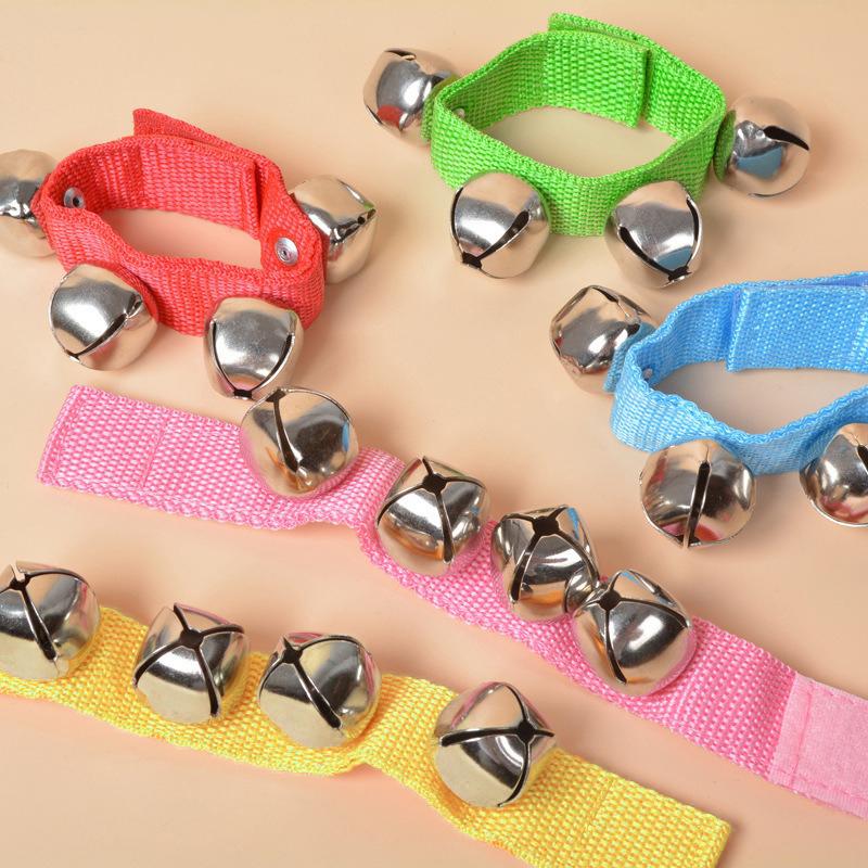 2PCS Pulseira Azul Sino Sacudindo Sino Decoração de Festival Jingle Festa Produzir Ruído Acompanhamento Natal Ano Novo Lembrancinhas ZYF