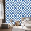 Wallpaper Free checkerboard blue and white, blue background 50x1000