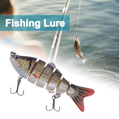 10cm 17g Fishing Lure 6 Segment Attractive Plastic Simulation Multi Jointed Hard Bait for Fishing Lover