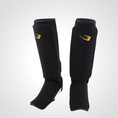 BODYMAKER Perfect Leg Supporter KD011, Kampfsport, Karate, Wade, Kinder, Achillessehne, Schlagschutz, Fersen-, Ellenbogen-, Tritt-, Schienbein-, Zehen- und Knöchelschutz, XS