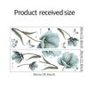 Creative Flower Wall Stickers for Living Room Bedroom Wall Decoration Self-adhesive Wall Decals for Kitchen Wallpapers for Home