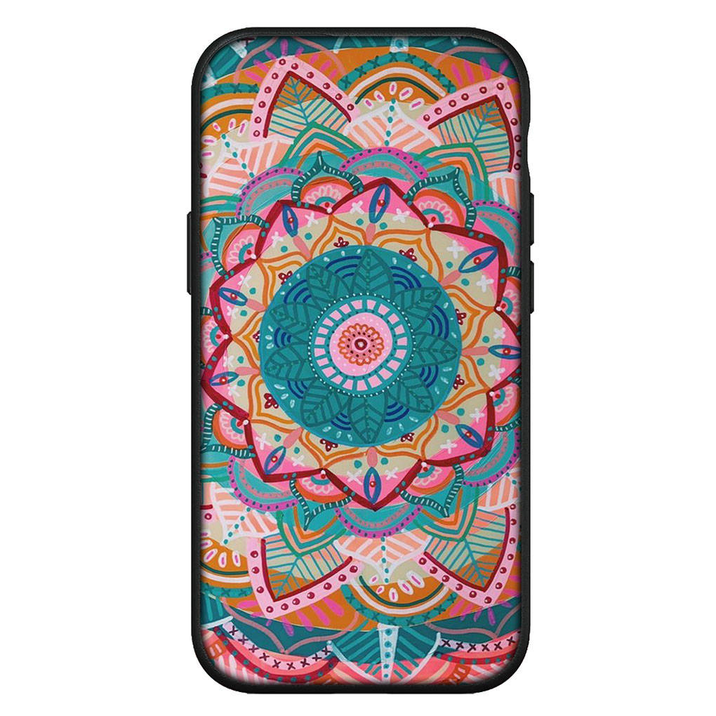 

для iPhone 16 15 Xiaomi Redmi Note 14 13 12 11 Pro Max X 8 16e Samsung Galaxy S25 S24 S23 Moto OPPO Huawei Paisley Mandala Flower Texture Floral Case for Moto Edge 50 Ultra экрю