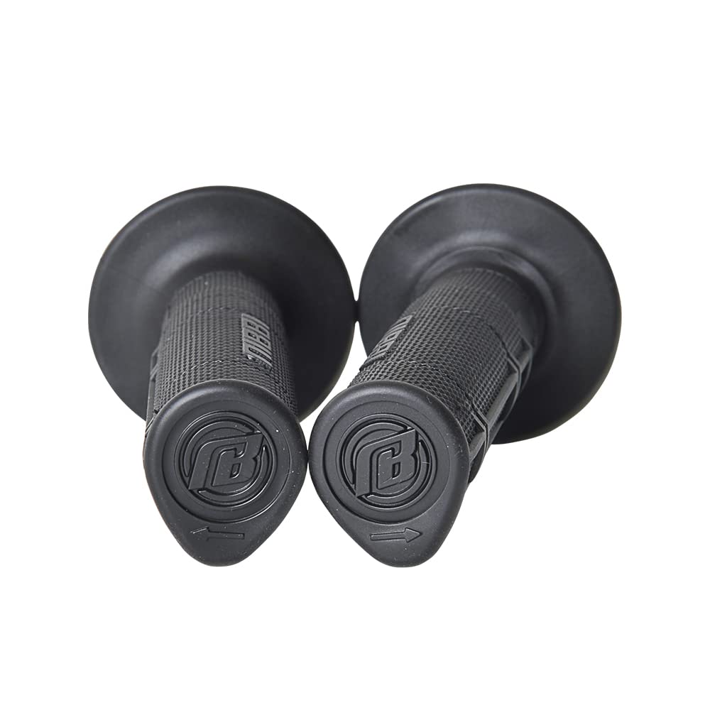 NIBBI Motorcycle Hand Grips, 7/8" 22mm 24mm Dirt Bike Grips, Universal Motorcycle Handlebar Grips,