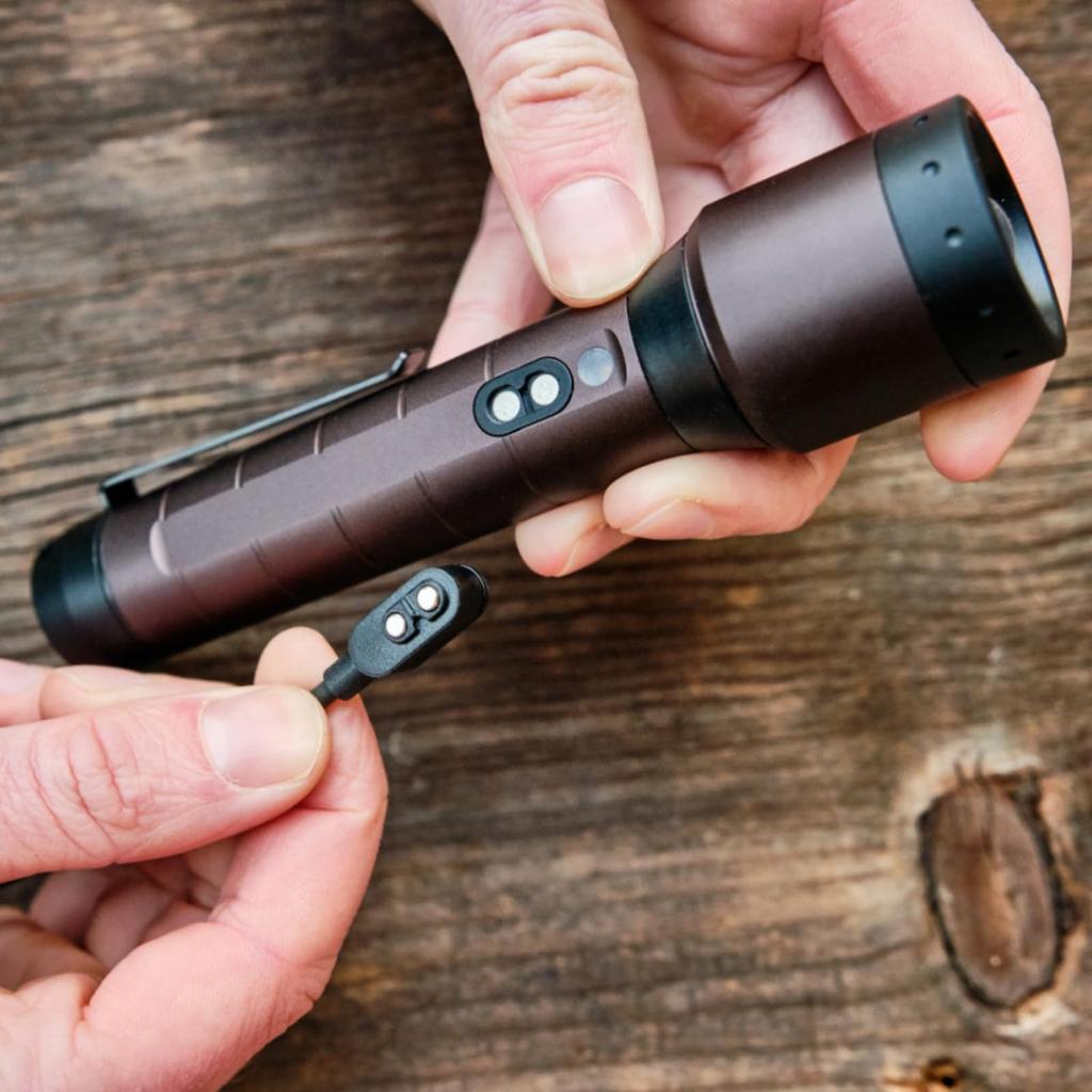 Ledlenser P6R Signature LED Flashlight USB Rechargeable 502189 Japanese Espresso Brown Small [Genuine Product]