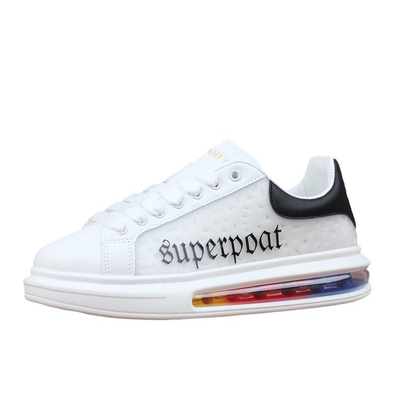 Men and Women with The Same Air Cushion Small White Shoes Men's Fashion Shoes Couple Casual Sports Shoes All Match Shoes