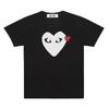 Popolare nuova versione giapponese di T-shirt per coppie Kawaku amore uomini e donne con la stessa stampa a maniche corte CDG gioca Baoling
