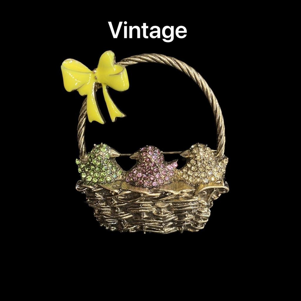 Vintage Versatile Retro Court Style Full Of Diamonds Inlaid With Heavy Industry Design Bird Blue Brooch