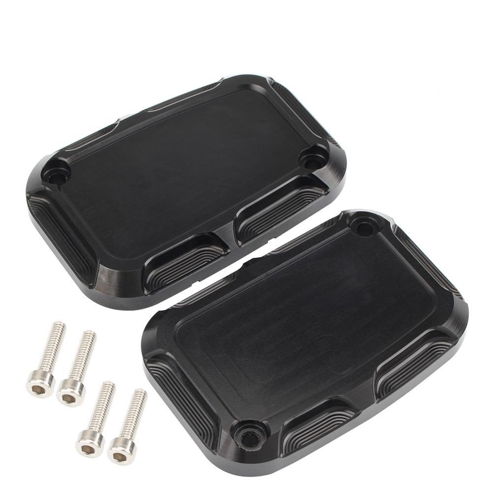 Motorcycle Brake Clutch Reservoir Master Cylinder Cover Cap Fluid Pump Cap Lid For Harley Touring Electra Street Glide Road King