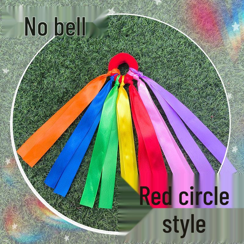 

Разноцветные эластичные танцевальные ленты-браслеты для взрослых и детей - Идеально подходят для утренней зарядки и выступлений в детском саду