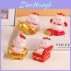Zodiac Pig Creative Resin Figurine Decorative Gift For Celebrations And Festivals