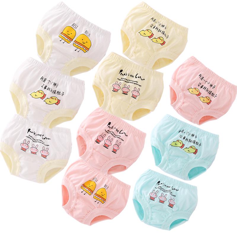 Children's Combed Cotton Triangle Briefs & High-Waisted Leggings for Girls