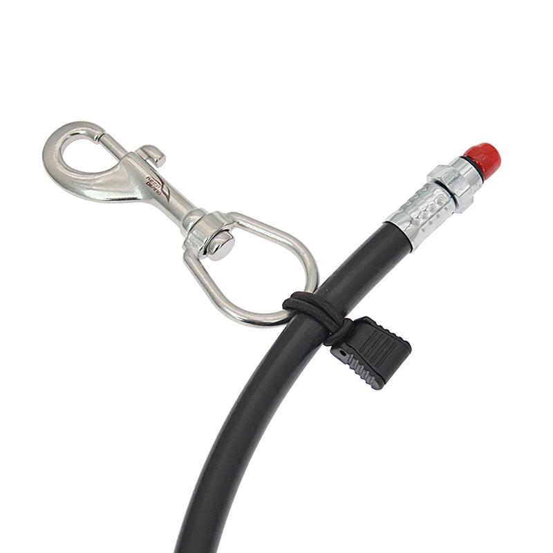 2Pc Scuba Diving Diver Hose Clip Retainer Holder Elastic Rope Fixing Bungee Rope Shock Cord Tie Down Strap Replacement Accessory