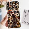 Case for Samsung Galaxy A36 A32 A24 A55 A41 A22 A52 A26 A72 A25 A71 A23 A53 A35 A51 A73 Black Soft Phone Cover Art One Piece