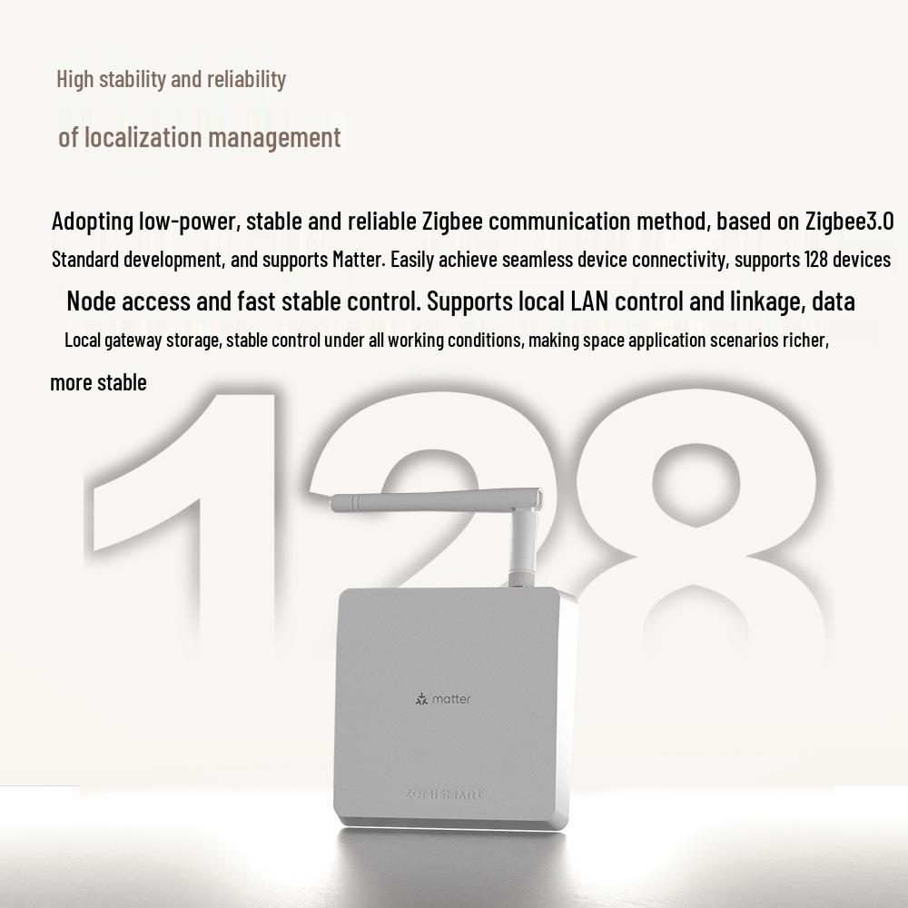 Tuya Zigbee Whole-House Smart Hub with Antenna and HomeKit Compatibility