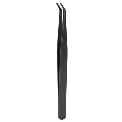 Applicateur de Faux Cils Professionnel en Acier Inoxydable Courbé Pince à Cils pour Extension