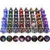 24/48/80pcs Bagged Polyhedral Dice COC & DND Tabletop Role Playing Board Game Accessories Atmosphere Creating Prop for Party XJM