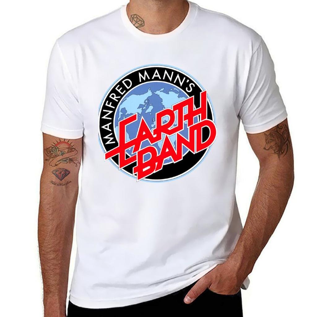 Manfred Manns Earth Band For Men For Women Classic Retro Active Tshirt Plus Size Quick Dry Sports Tee Tshirt