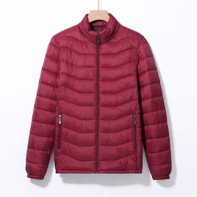 Men's Cotton-padded Clothes, Short, Light and Warm Cotton-padded Jackets, Large-sized Lightweight Outerwear, Autumn and Winter Cotton-padded Clothes