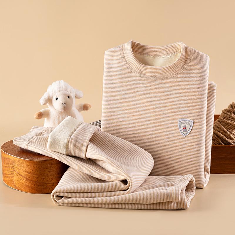 Dětský termo pyžamový set s fleecovou podšívkou na podzim/zimu - Unisex jednodílný