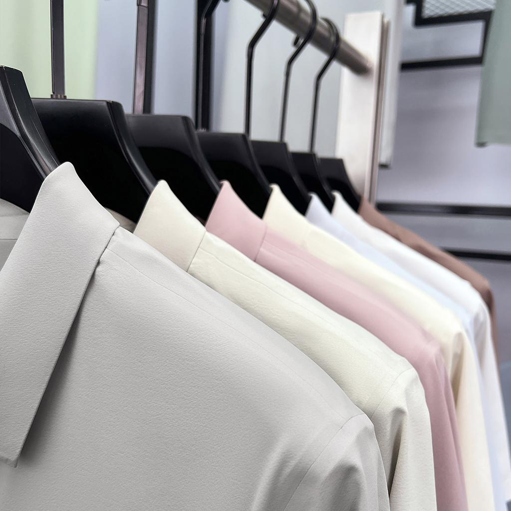 Men's Ice Silk High Elasticity Summer Polo Shirt