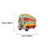 50 Sheets Cartoon School Bus & Cute Planner Stickers for Phone Cases, Suitcases, and Notebooks