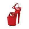 Fashion Hentiangao Nightclub Princess Shoes Pole Dance Model Runway Waterproof Platform Super High Heels Large Size High Heels Sandals