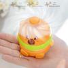 Low Noise Mini Electric Fan Cartoon Personal Desk Fan Portable Cooling Fan  Household