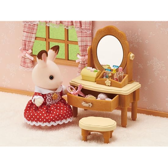 Sylvanian Families Furniture [ Dressing Table Set ] Ka-312 ST Mark Certified Ages 3+ Toy Dollhouse S