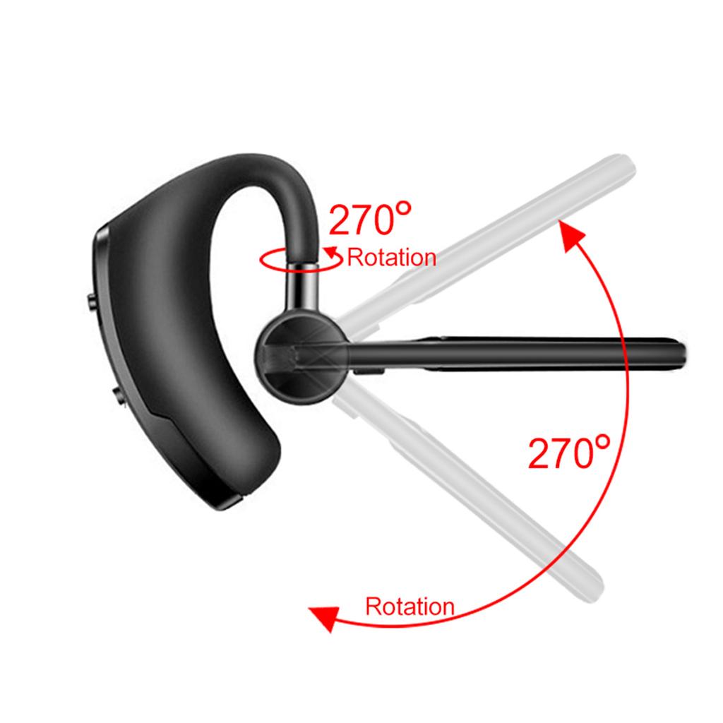 V8 Jednoslúchadlové Bluetooth 4.1 Slúchadlo 270 Stupňová Rotácia Handsfree Hovory Hlásenie Čísla Dlhá Výdrž