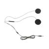 Kabelgebundene Kopfhörer Motorrad Gegensprechanlage Helm Hochwertiges 3,5-mm-Musik-Headset Freihändig mit HD-Mikrofon für