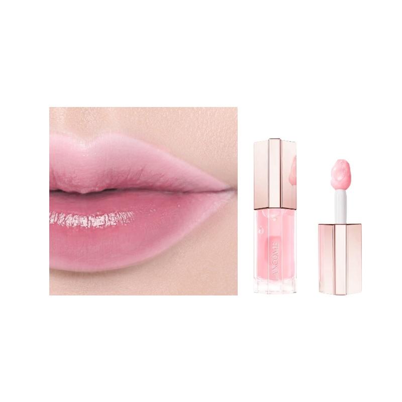 Блеск для губ Lancôme/блеск для губ/глазурь для губ Новый в 2025 году, это мой объемный блеск, ухаживающая эссенция #10 Pink Ôh La La Подарочный пакет Без подарочной коробки белый