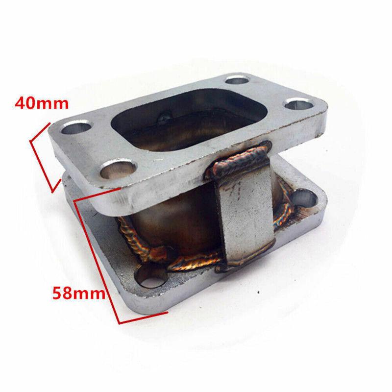 Stainless Steel 15 Degree Turbo Exhaust Manifold Flange Adapter Fitting for T3 T4 Turbo Auto Parts