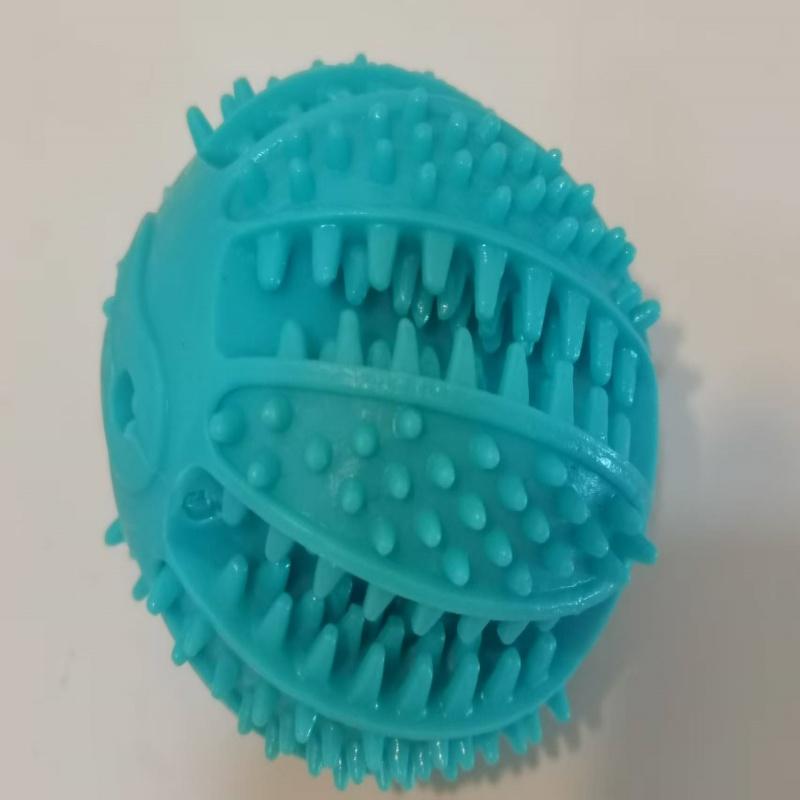 Dog chewing suction cup ball Interactive pet toothbrush for chewing Cleaning food dispensing ball Pet chewing toy