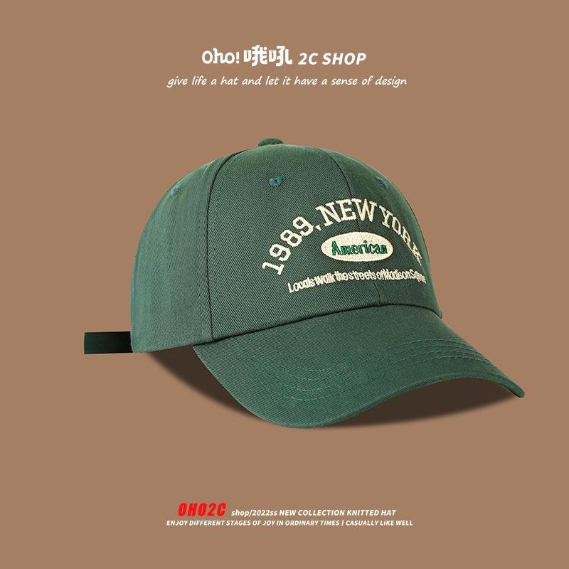 Letter cap Children's embroidery baseball cap Tide casual versatile face small visor men