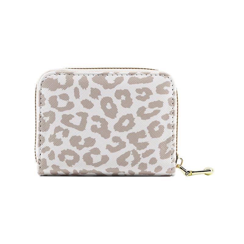 New Organ Card Bag, Women's High-end Leopard Print Wallet, Men's Large-capacity Multi-card Multi-function ID Holder