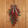 New Christmas Red Fruit Lattice Knot Decoration Fascia Santa Claus Bedroom Hangings Lintel Christmas Party Home Decor Accessory
