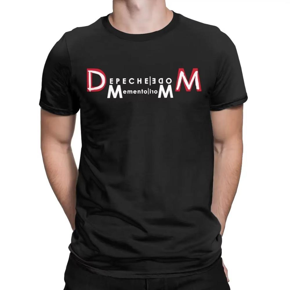 Depeches Cool Modes T Shirts for Men Pure Cotton Casual T-Shirt Round Neck Tee Shirt Short Sleeve Tops Summer