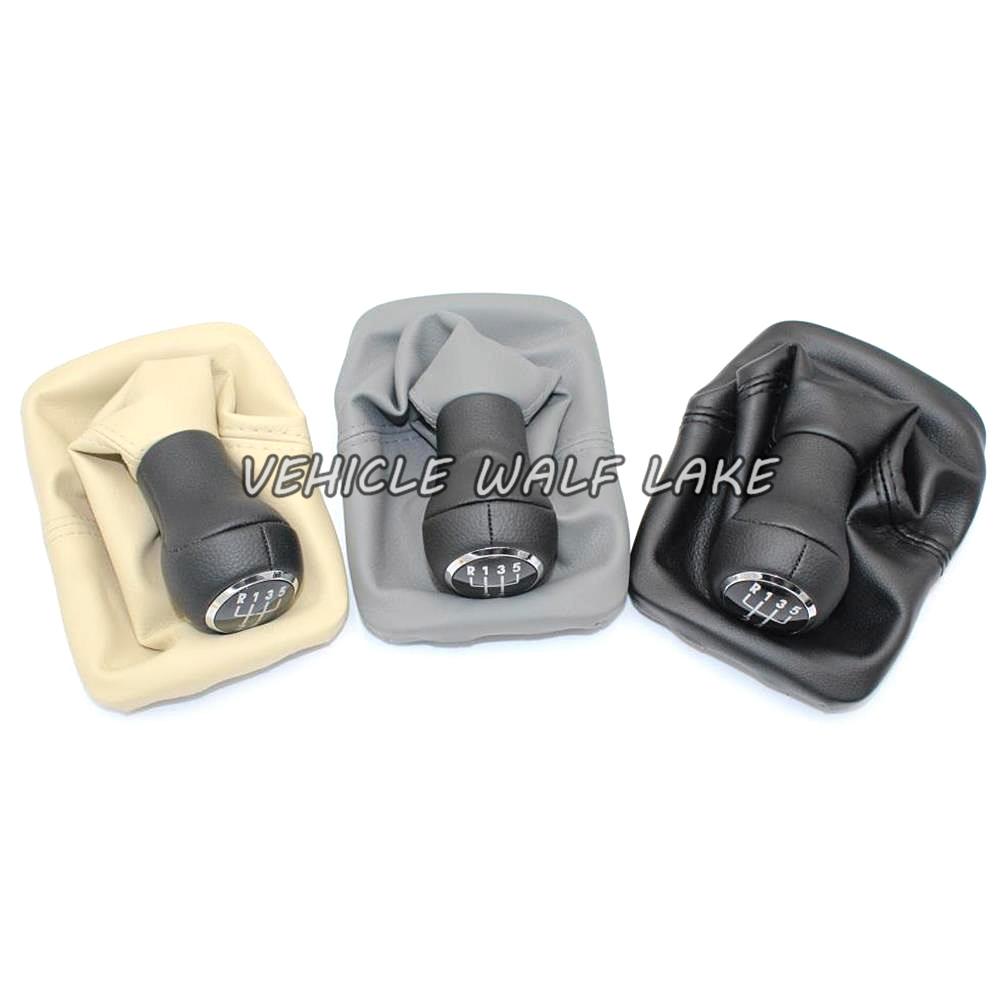 For VW Beetle 1998 1999 2000 2001 2002 2003 2004 2005 2006 2007 2008 2009 2010 New 5 Speed Gear Stick Shift Knob PU Leather Boot