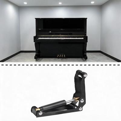Vertical Mount Piano Slow Close Decelerator Hydraulic Fallboard Buffer Soft Fall Safety Accessory To Prevent Finger Injuries