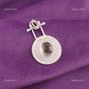 Oval Ametrine Gemstone Mother Gift Art Deco Boho Pendant Jewelry Sterling Silver PP-57-24