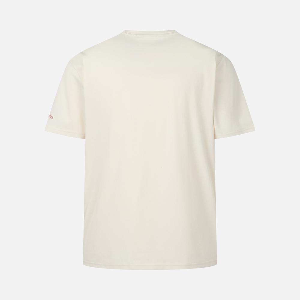 COLUMBIA Men'S Alder Creek Short Sleeve T-Shirt [Ivory]