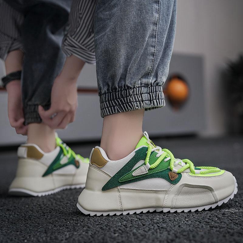 Trend Men’s Sneakers British Style Shoes For Men Platform Running Sport Sneakers Male Street Style Vulcanized Shoes Man