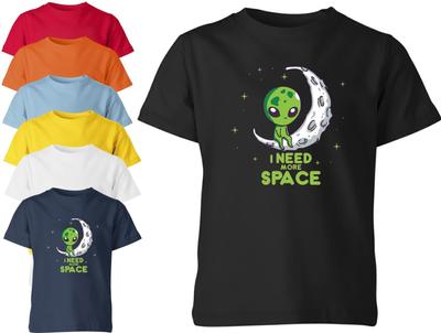 Alien I Need More Space Unisex TShirt Funny Cute Alien Space Meme Joke Tops