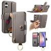 For Samsung Galaxy A05 4G Case RFID Blocking Zipper Wallet PU Leather Mobile Cover