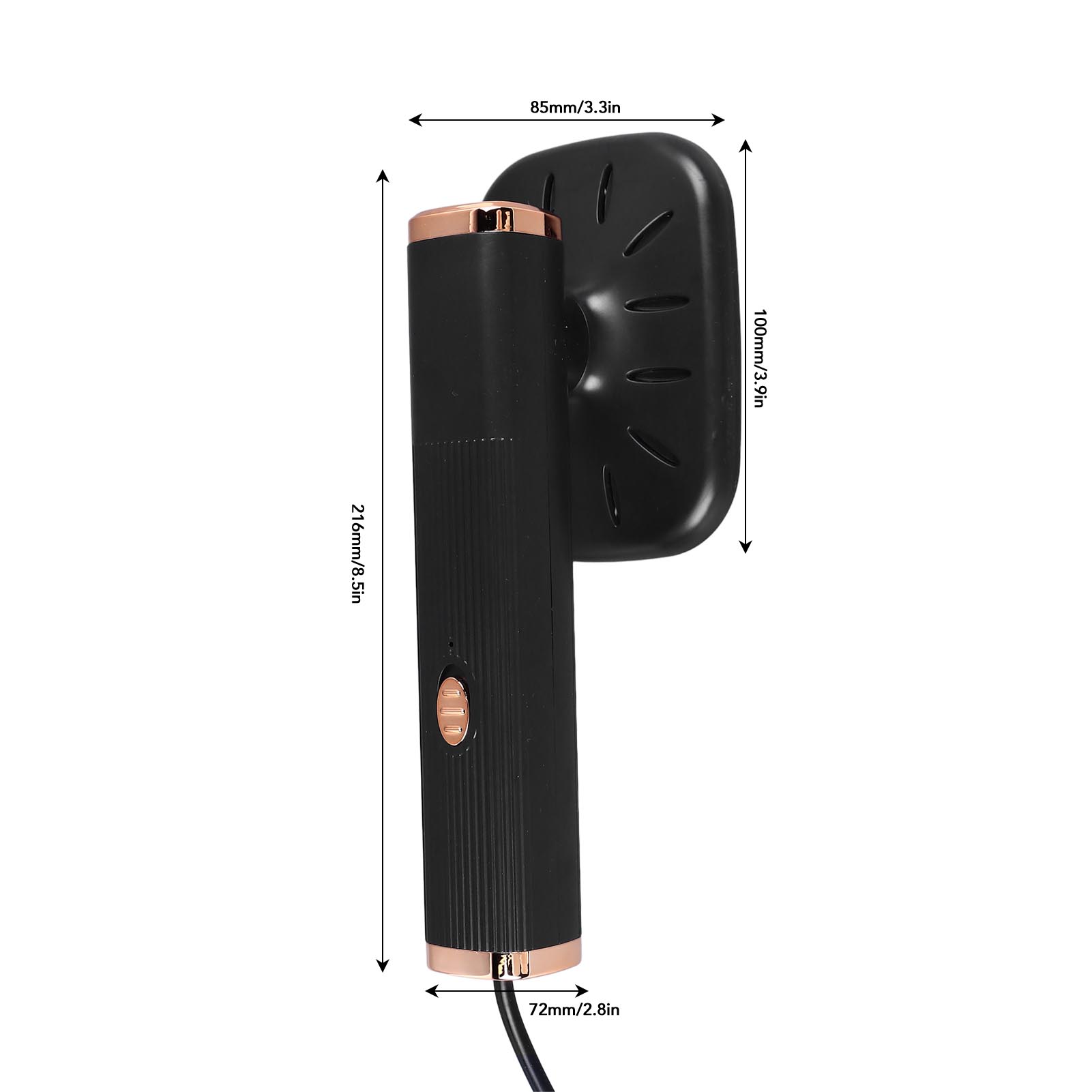 

20 мл вращающийся паровой утюг ручной мини портативный USB штекер парогенератор портативный отпариватель для одежды домашний дорожный подвесной глажка USB чёрный