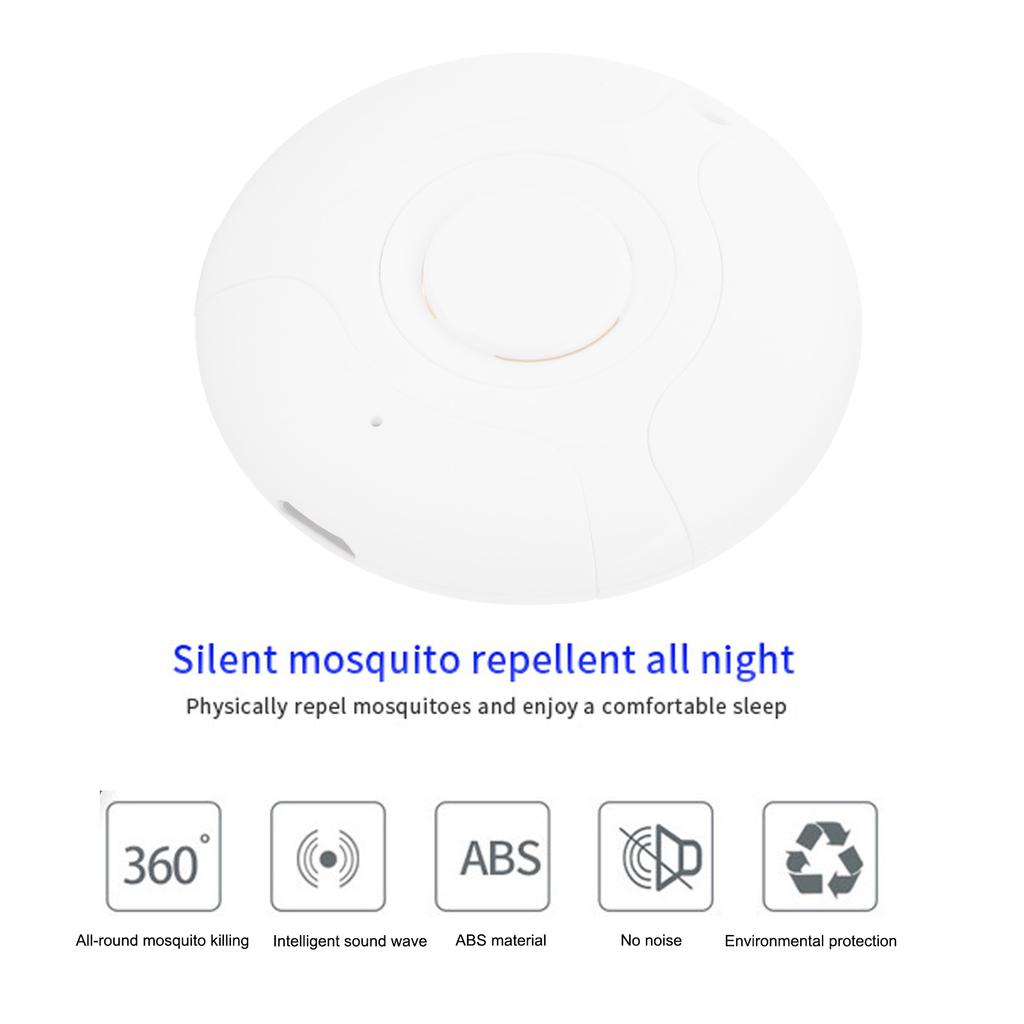 Mosquito Killer Ultrasonic Insect Repellent Pest Repeller USB Charging for Outdoor