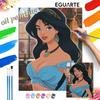 Jasmine Oil Painting Digital Painting Art Kit Handmade Diy Painting Home Decoration Gift