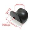 Inversion Table Leg Clamp Cushion Non Slip Soft Foam U Shaped Ergonomic Support Protective Cover For Workout Equipment