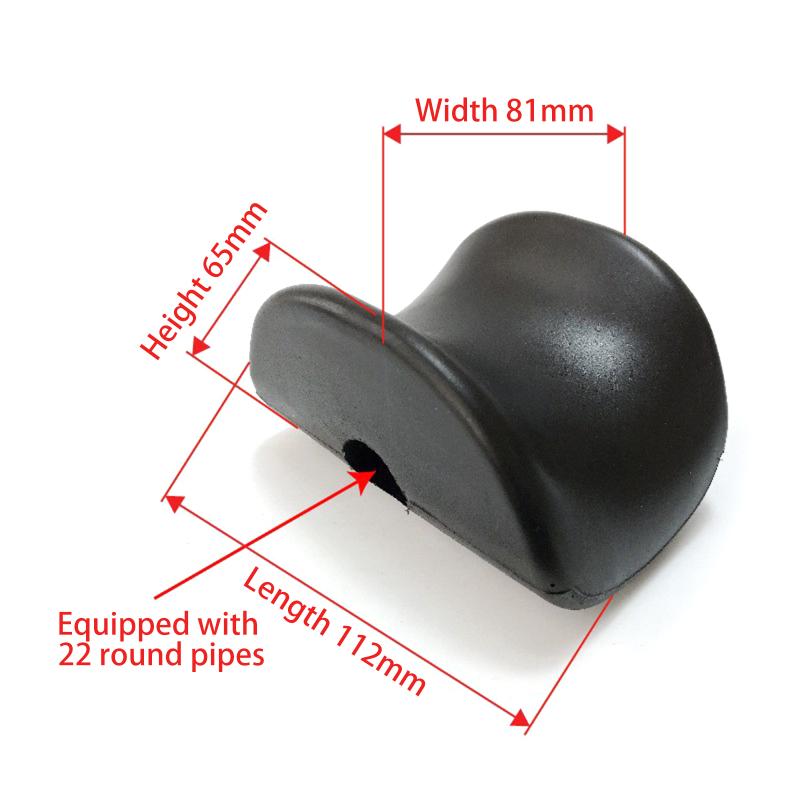 Inversion Table Leg Clamp Cushion Non Slip Soft Foam U Shaped Ergonomic Support Protective Cover For Workout Equipment